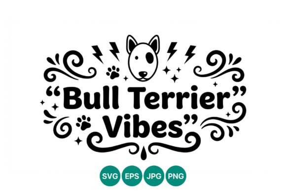 Bull Terrier Vibes Dog Vector Art Review