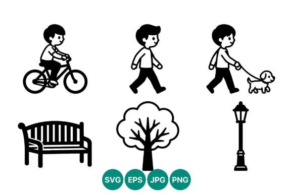 City Park Boy Cycling Walking Dog Park Review