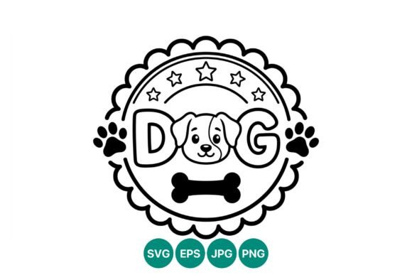 Cute Dog Face Bone Paw Vector Review