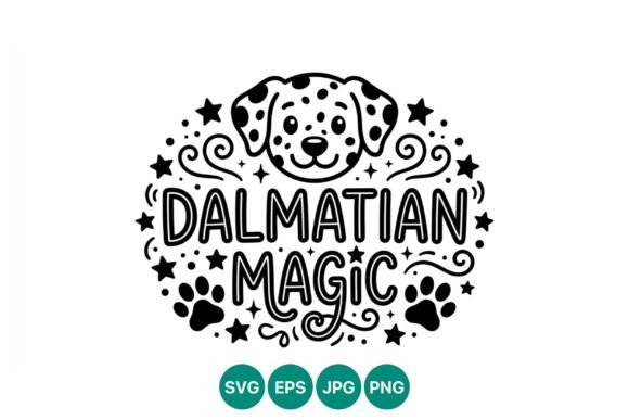 Dalmatian Magic Dog Face Vector Review