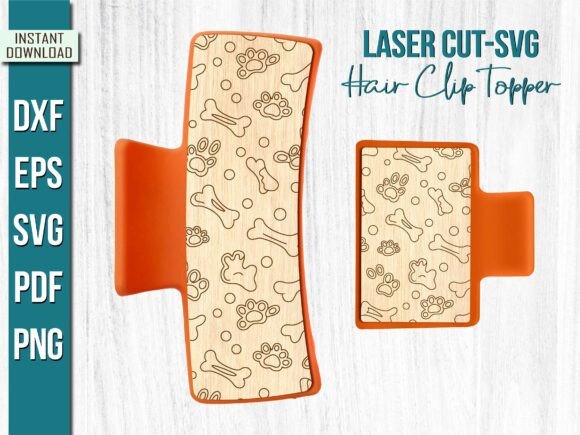 Dog Pawprint Pattern Hair Clip Topper Review