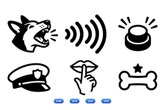 Dog Sound Icons Collection
