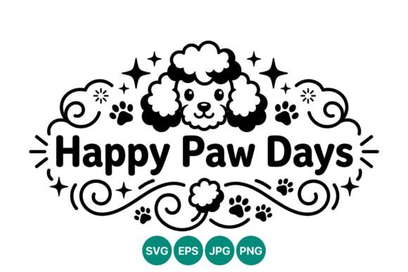 Happy Paw Days Dog Head Vector Review