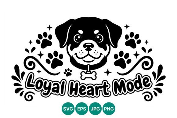 Loyal Heart Mode Cute Dog Vector Review