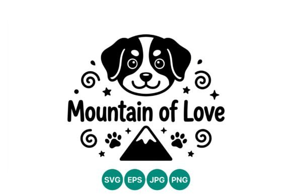 Mountain of Love Dog Face Vector Review