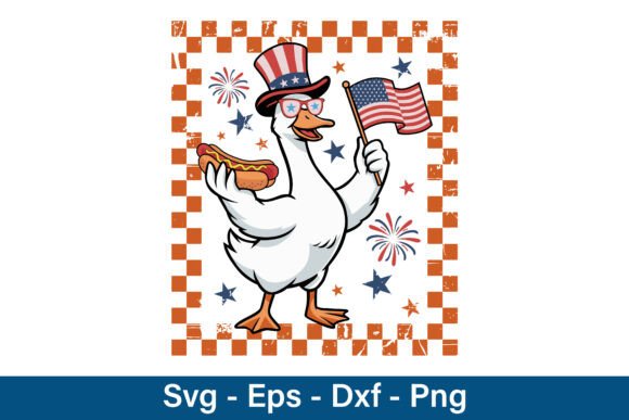 Patriotic Duck SVG 4th of July Design Review