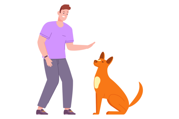 Sit Hand Signal for Dog Training