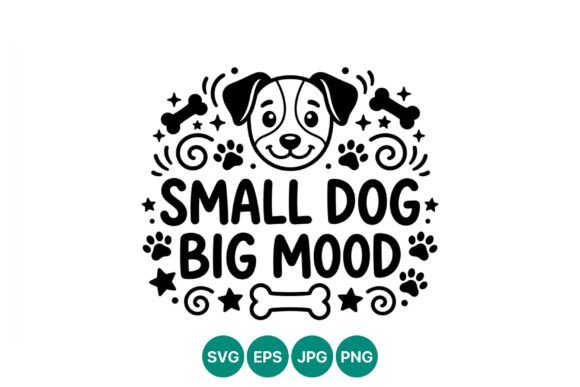 Small Dog Big Mood Embroidery Design Review