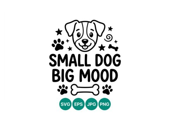 Small Dog Big Mood Embroidery Design Review