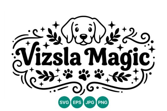 Vizsla Magic Dog Face Vector Art Review